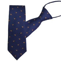 토마스베일리 실크 지퍼 자동 뱃져 넥타이