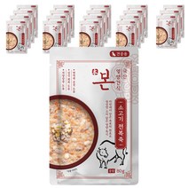 본 영양간식 강아지 전복죽 80g, 20개, 소고기맛