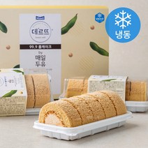 매일두유 데르뜨 99.9 롤케이크 (냉동), 110g, 3개