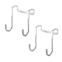 미카엘 스테인레스 스틸 이중 S자형 후크 소형, 실버, 2개