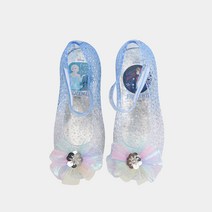 슈펜키즈 여아용 눈꽃엘사 라이팅 말랑 젤리슈즈 VKDJ78S1D