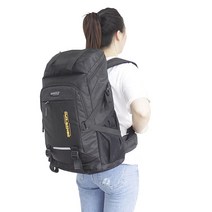 대용량 여행 혼캠 트래킹 캠핑가방, 01 블랙 트럼펫