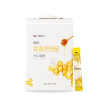 푸름웰니스 100% 국내산 토종 천연 아카시아 꿀스틱 100p, 1000g, 1박스