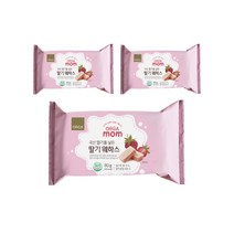 올가홀푸드 mom 딸기 웨하스 80g, 3개, 딸기맛