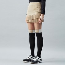 여성용 PREMIUM GOLF 플리츠 포인트 스트레치 큐롯 스커트