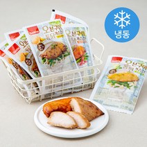 굽네 오븐구이 통닭가슴살 오리지널 110g x 2개입   매콤바베큐 110g x 2개입   양념갈비맛 110g x 3개입 (냉동), 1세트