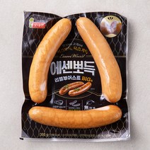 롯데햄 에센뽀득 리얼부어스트 빅 3개입, 360g, 1개