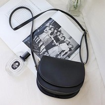 핑크백 데이브 반달 크로스백