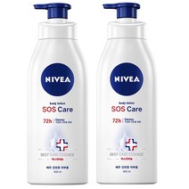 니베아 SOS 케어 바디로션, 400ml, 2개