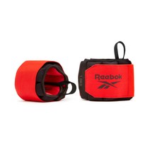 리복 플렉스락 손목 중량밴드 좌우 세트 RAWT-11261, 레드 + 블랙, 1kg