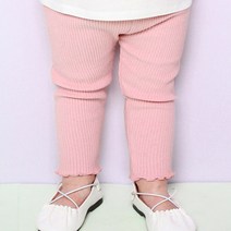 밀크마일 여아용 힛도도프릴 골지 레깅스