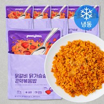 요잇조잇 닭갈비 닭가슴살 곤약 볶음밥 (냉동), 6개, 251g