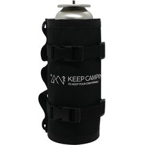 KEEP 캠핑 솔리드 버클 가스 워머, 1개, 블랙