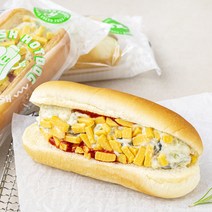 그린래빗 빅새콤한 치즈 핫도그, 3개, 155g