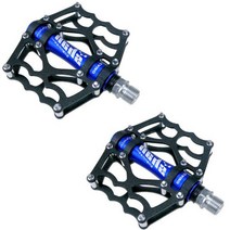 메이크스피드 자전거 와이드 페달 2p, 블랙블루, 1세트