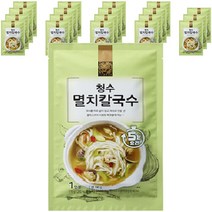 청수식품 멸치칼국수, 20개, 110g