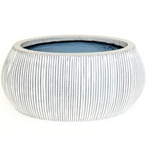 도시정원 Cement Vertical 화분 007, 45 White Glazed