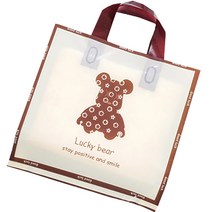마켓감성 프린팅 기프트 쇼핑백 50p, 패션 곰