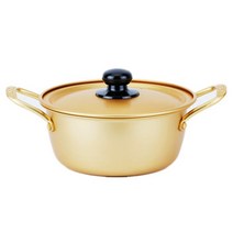 에코린쿡 인덕션 IH 고향냄비 양수, 노란, 지름18cm