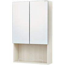 두진바스 하프 전면 거울 욕실 수납장, 혼합색상, 1개
