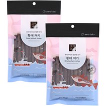 제로랩스 강아지용 고기가득 스틱져키 130g, 황태 맛, 2개
