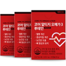 코어 알티지 오메가3 루테인 30g, 3개