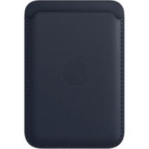 Apple 아이폰 맥세이프 가죽 카드지갑, 잉크, 1개