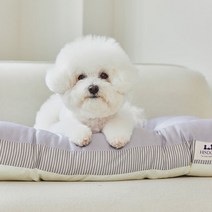 히즈독 반려동물 풍기인견 방석 커버일체형, 쿨그레이