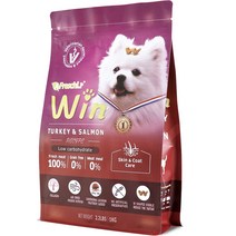 프레스키 반려동물 전연령용 칠면조 앤 연어 레시피 윈 소프트사료, 1kg, 1개