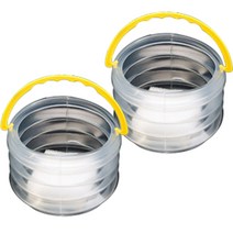 더조넷 수채화 물통 2p, 투명 a