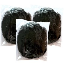 이야코 플라스틱 칼라 점토 200g, 검정, 3개