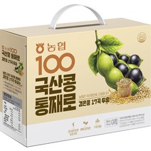 농협 100 국산콩 통째로 검은콩 17곡 두유, 190ml, 24개