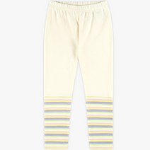 월튼키즈 여아용 멀티컬러융기모 레깅스