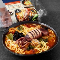 홈스토랑 불맛가득 통오징어 짬뽕탕, 770g, 1개
