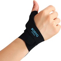 바디큐 슬리브 손목 보호대 오른손 블랙, 1개