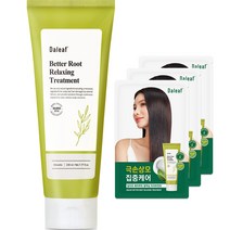 달리프 클로렐라 베러루트 릴렉싱 탈모 완화 트리트먼트 230ml + 파우치 4ml x 3p 세트, 1세트