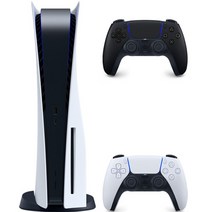 플레이스테이션 디스크에디션 PS5 + 듀얼센스 컨트롤러 블랙 세트, CFI-1218A(플레이스테이션), CFI-ZCT1G(컨트롤러)