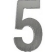 편스토어 스테인레스 도어사인 호실판 5cm, 5, 1개