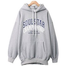 바르미 기모 박시 소울 나염 후드 티셔츠 cpt11028k2a