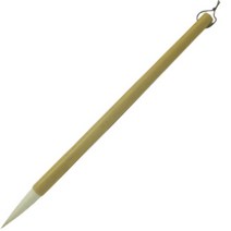 맑음 부드러운 고급서예붓 붓글씨용 대나무형, M, 1개