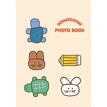 로마네 접착식 네컷 앨범, 15매, 래빗