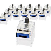 스마트키퍼 랜케이블락 12p 다크블루, NC03P1DB