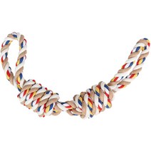 딩동펫 강아지 이중 매듭 실타래 대형, 혼합색상, 1개