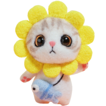 후니마켓 DIY 펠트 세트 고양이 14해바라기 가방용, 혼합색상, 1세트