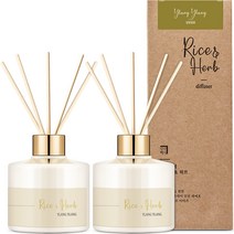 살림백서 라이스 앤 허브 디퓨저 200ml x 2p, 일랑일랑