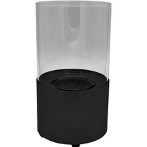 블랙몬스터 원형 에탄올 실내 불멍 난로, 블랙, 1개