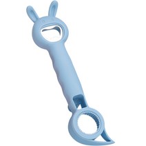 온메이커 래빗 다용도 슬림형 오프너, 블루, 1개