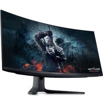 델 86.82cm WQHD 에일리언웨어 게이밍 커브드 모니터, AW3423DWF