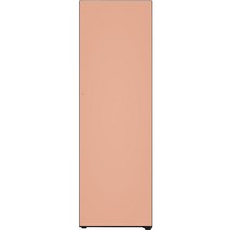 LG전자 컨버터블 패키지 오브제컬렉션 냉장전용고 좌터치 좌열림 본품 X322GH3S 386L 방문설치, 크림피치, X322AA3(X322GH3S)