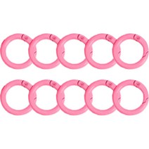 오픈형 컬러오링 16mm, 핑크, 10개